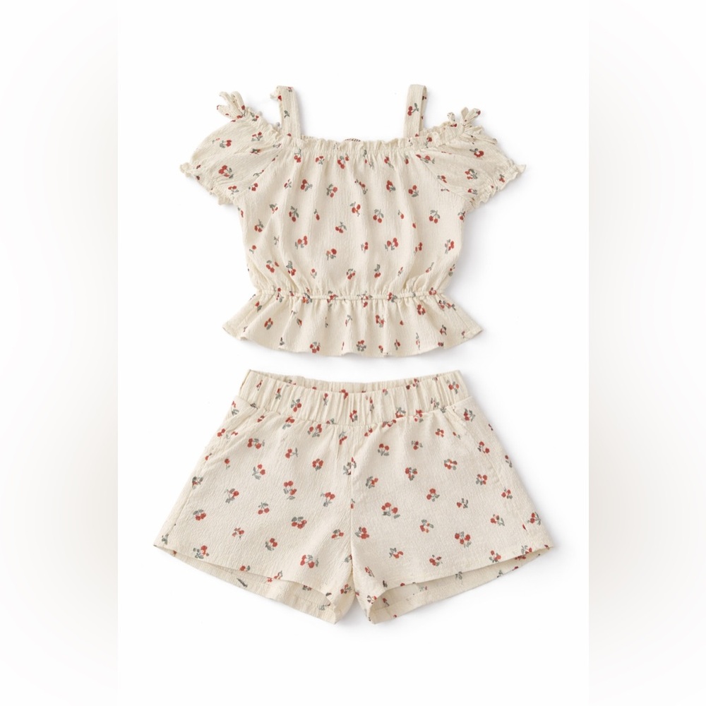Girls Size 7/8 Two-Piece Tank & Shorts Summer Set 🍒